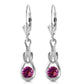 Lockstone Amethyst Earrings