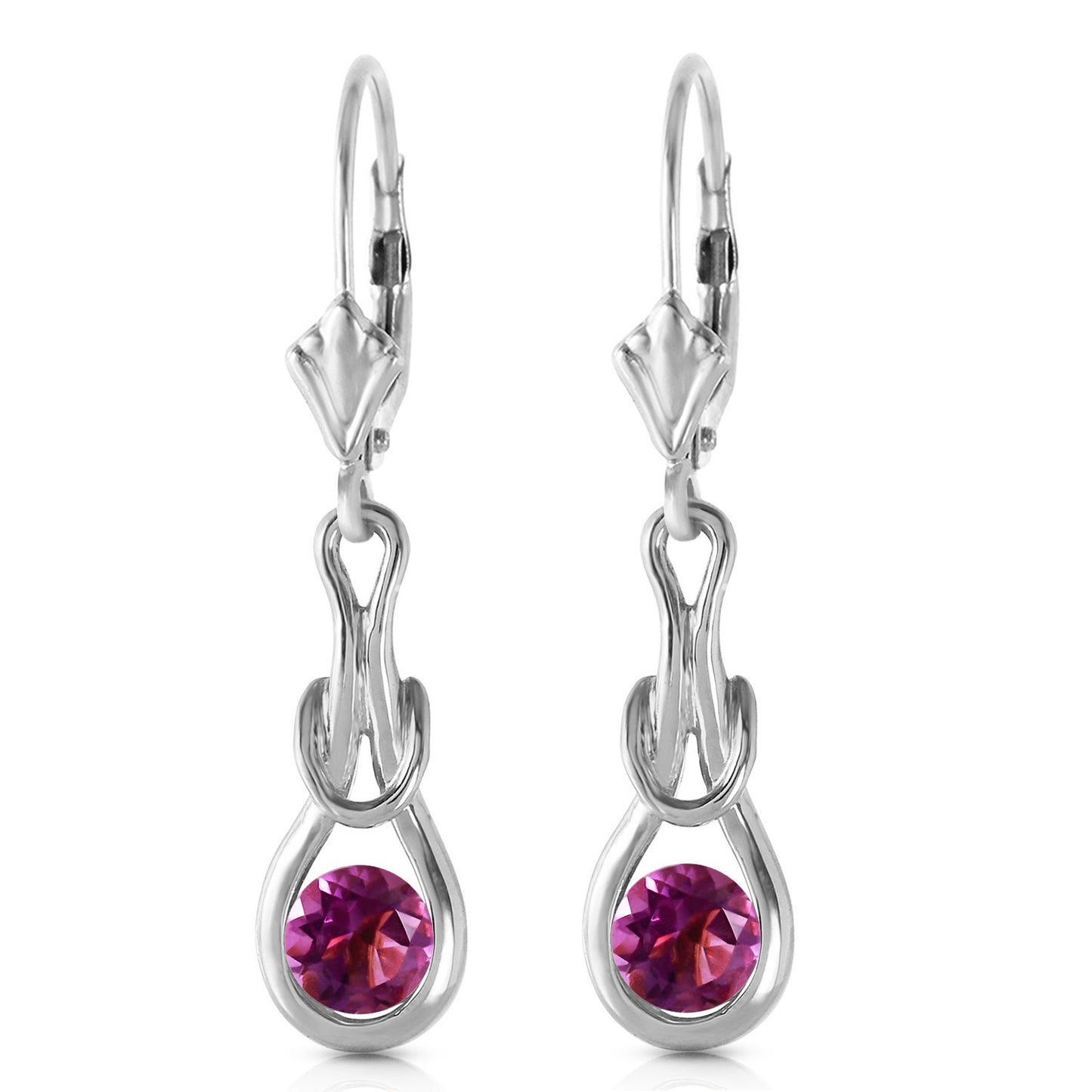 Lockstone Amethyst Earrings
