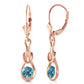Dreamweaver Blue Topaz Earrings