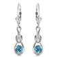 Dreamweaver Blue Topaz Earrings