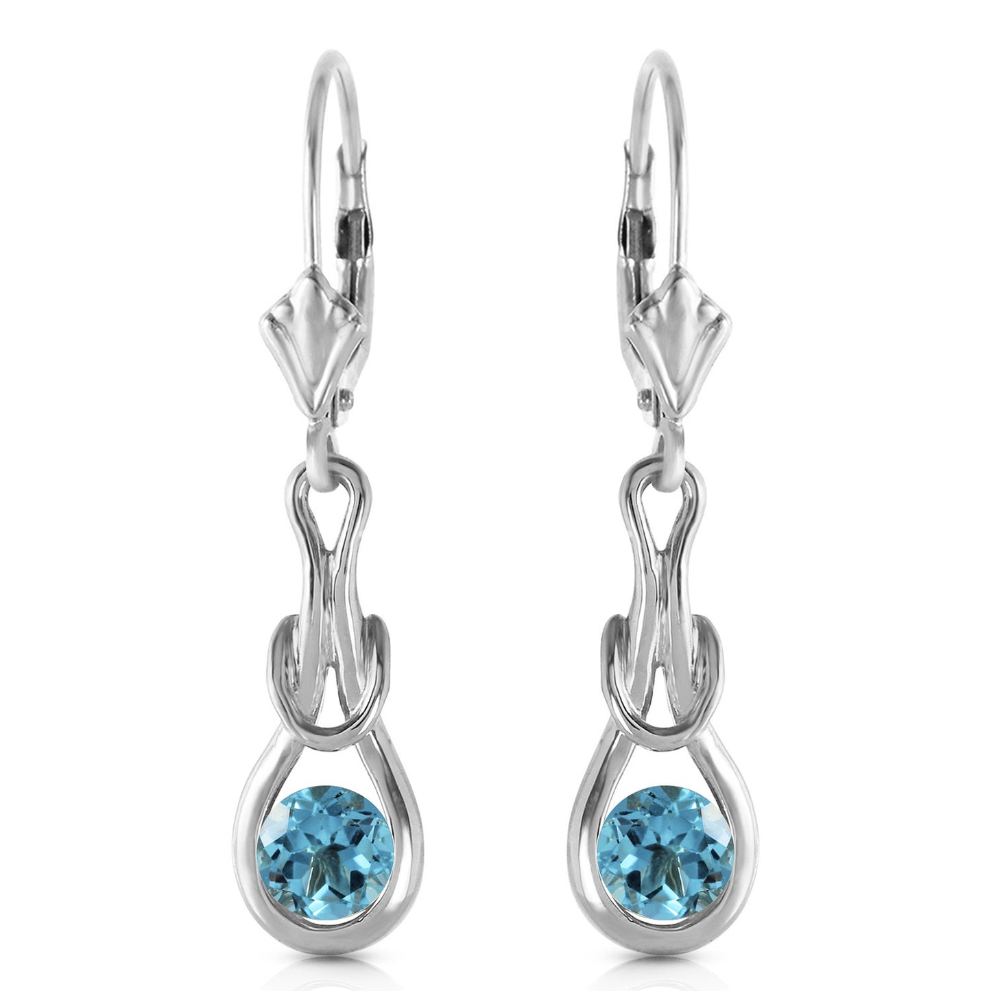 Dreamweaver Blue Topaz Earrings