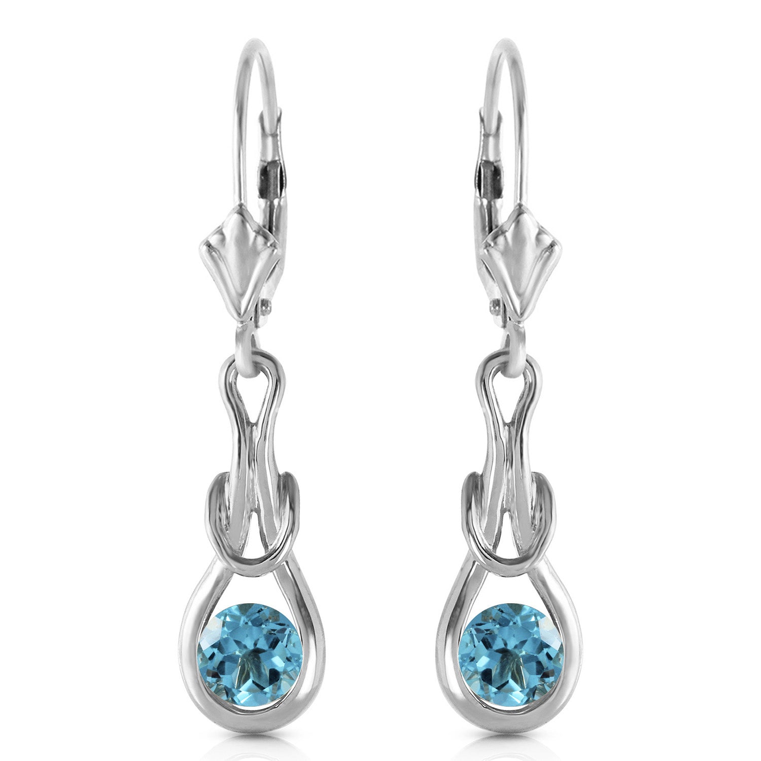 Dreamweaver Blue Topaz Earrings