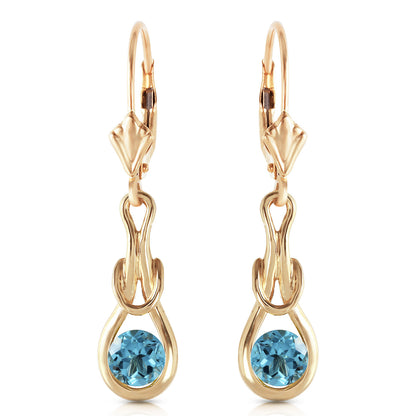 Dreamweaver Blue Topaz Earrings