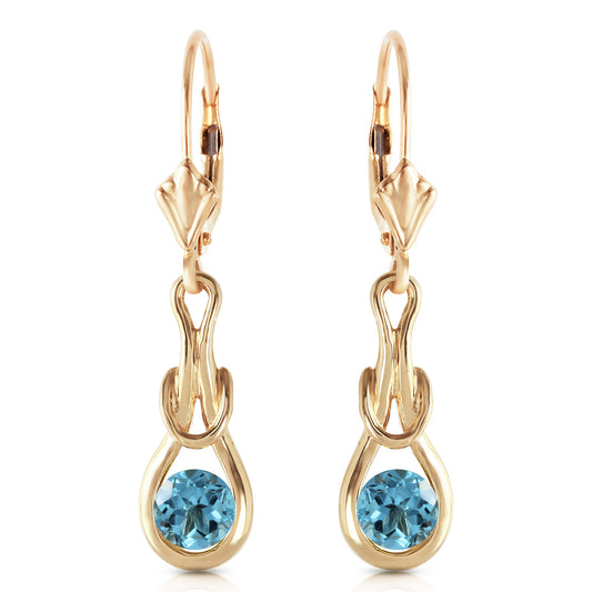 Dreamweaver Blue Topaz Earrings