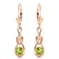 Lockstone Peridot Earrings