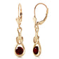Lockstone Garnet Earrings