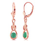 Lockstone Emerald Earrings