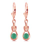 Lockstone Emerald Earrings