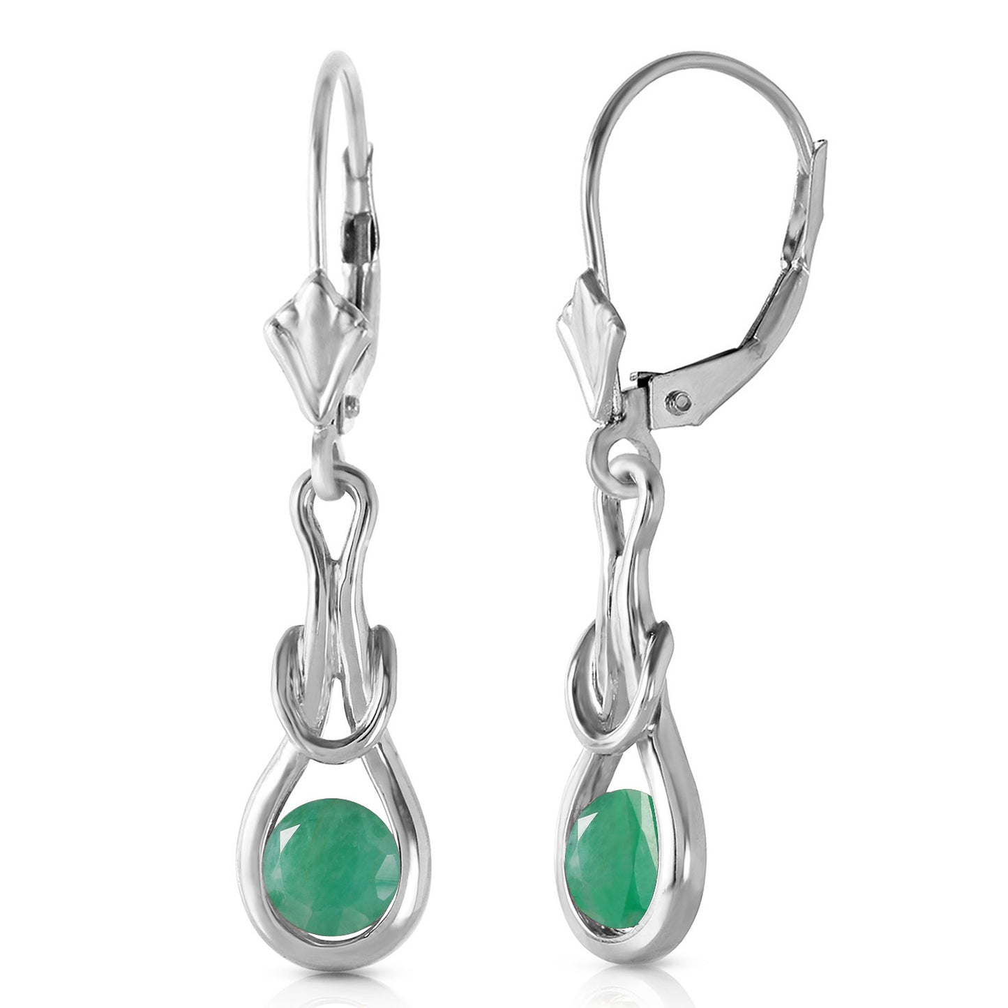 Lockstone Emerald Earrings