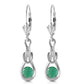 Lockstone Emerald Earrings