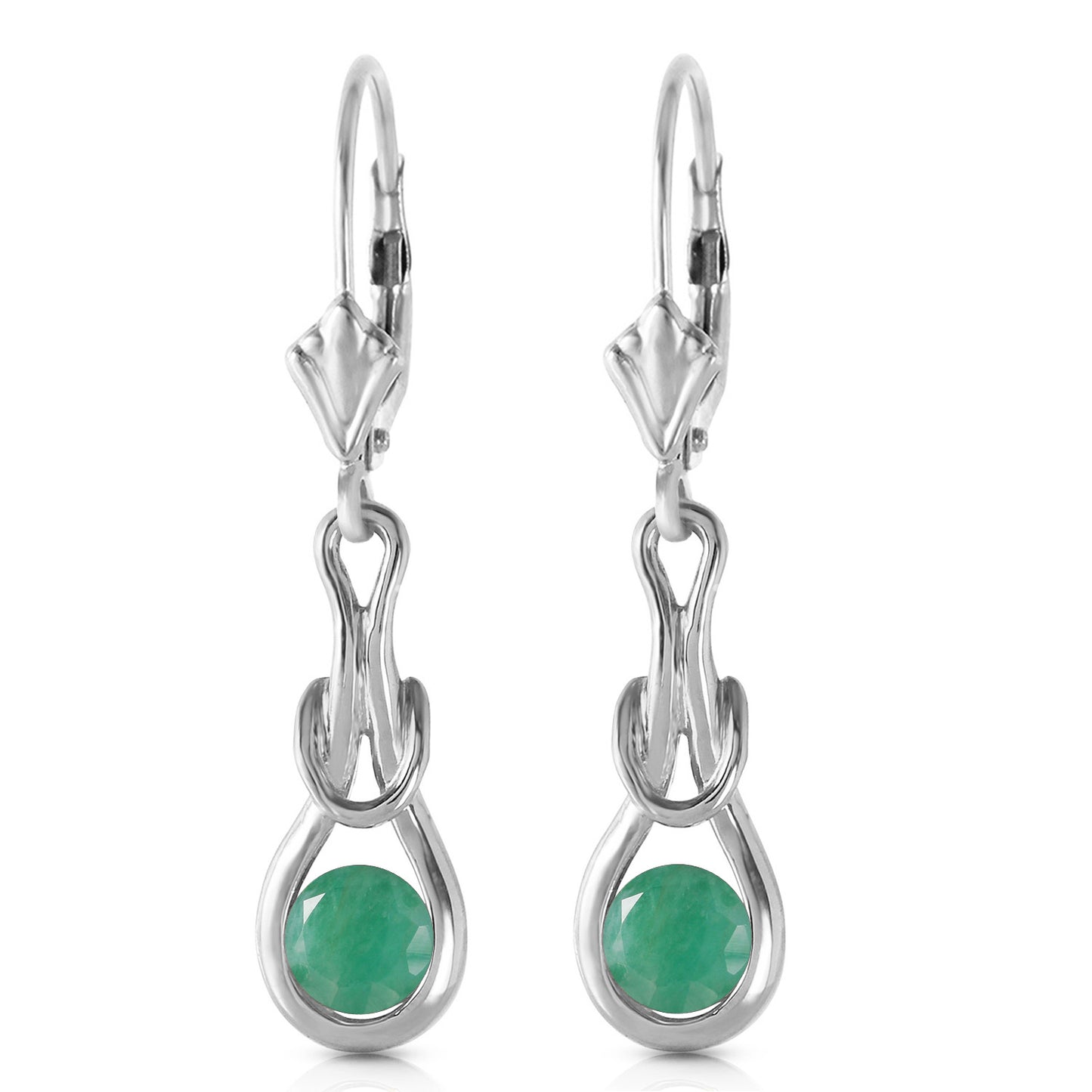 Lockstone Emerald Earrings