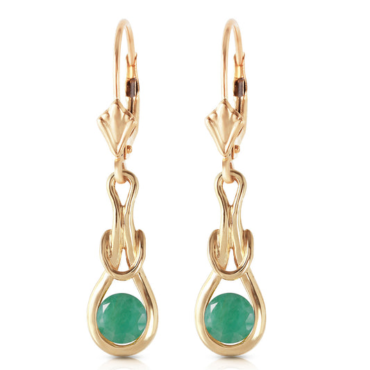 Lockstone Emerald Earrings