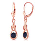 Lockstone Sapphire Earrings