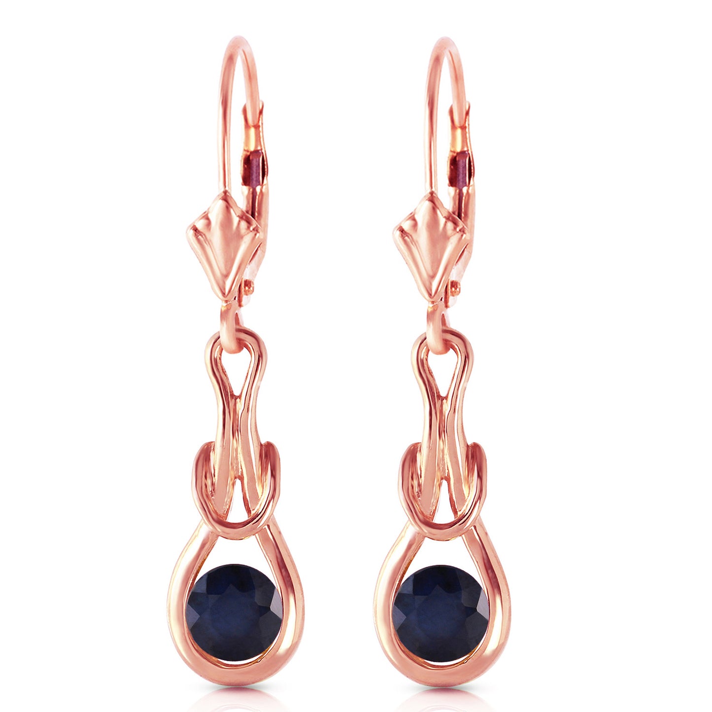 Lockstone Sapphire Earrings