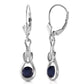 Lockstone Sapphire Earrings