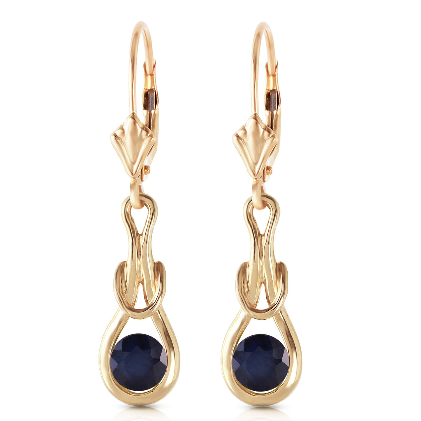 Lockstone Sapphire Earrings