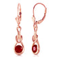 Lockstone Ruby Earrings