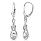 Lockstone Aquamarine Earrings