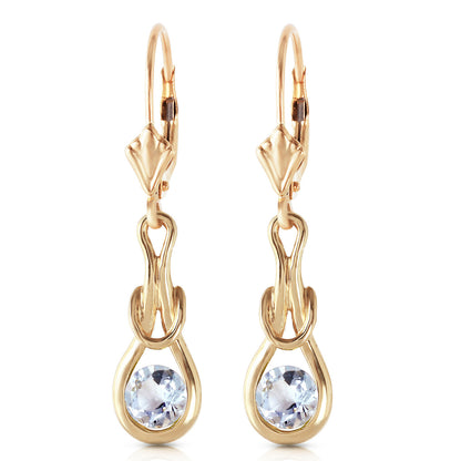 Lockstone Aquamarine Earrings