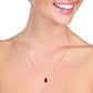 Moonlit Serenity Ruby Chain