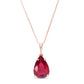Hidden Light Ruby Necklace