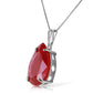 Hidden Light Ruby Necklace