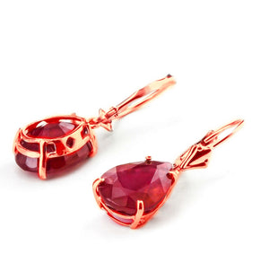 Hidden Light Ruby Earrings