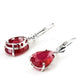Hidden Light Ruby Earrings