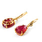 Hidden Light Ruby Earrings
