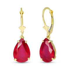 Hidden Light Ruby Earrings
