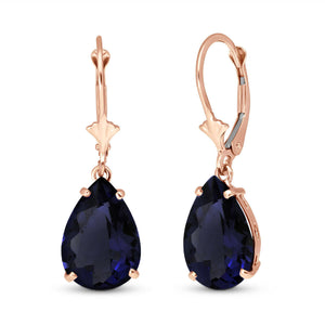 Hidden Light Sapphire Earrings