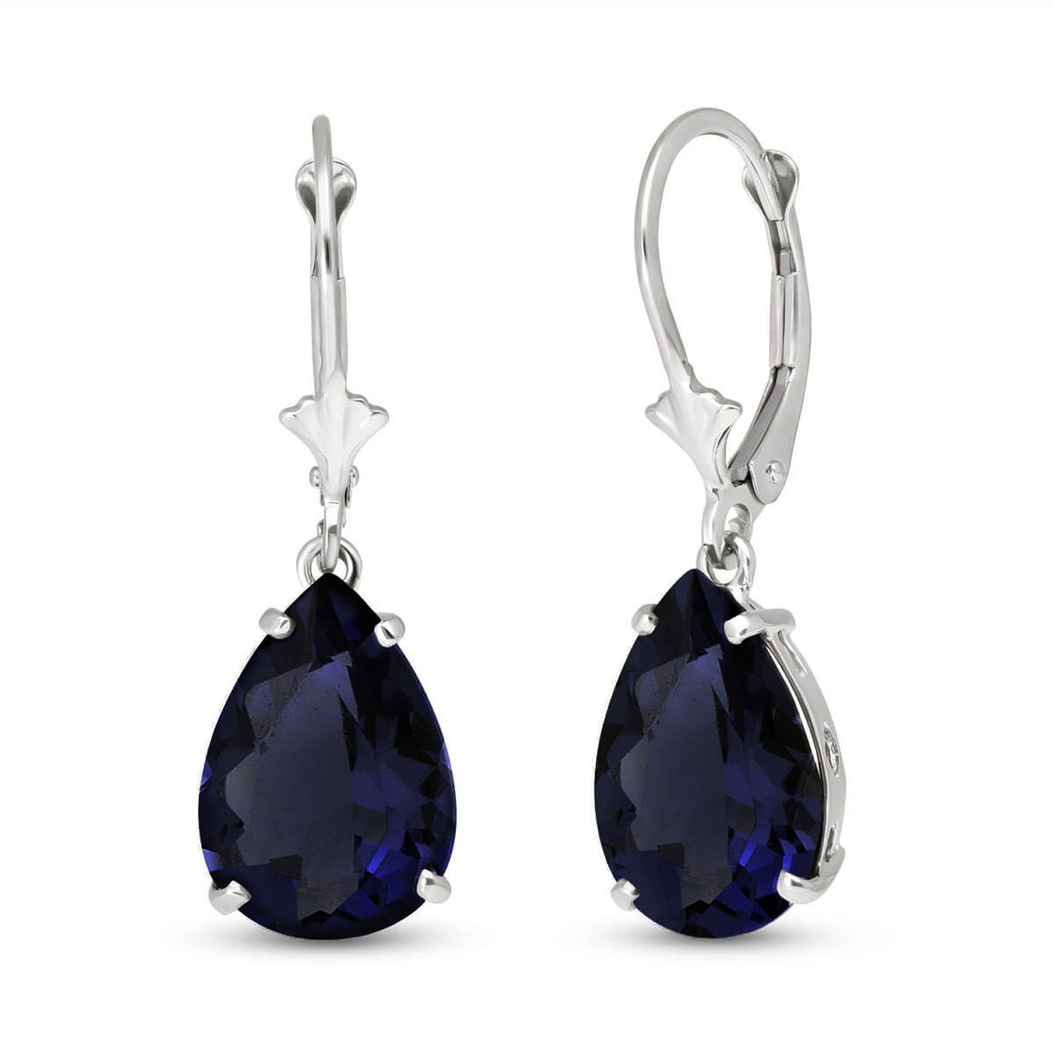 Hidden Light Sapphire Earrings