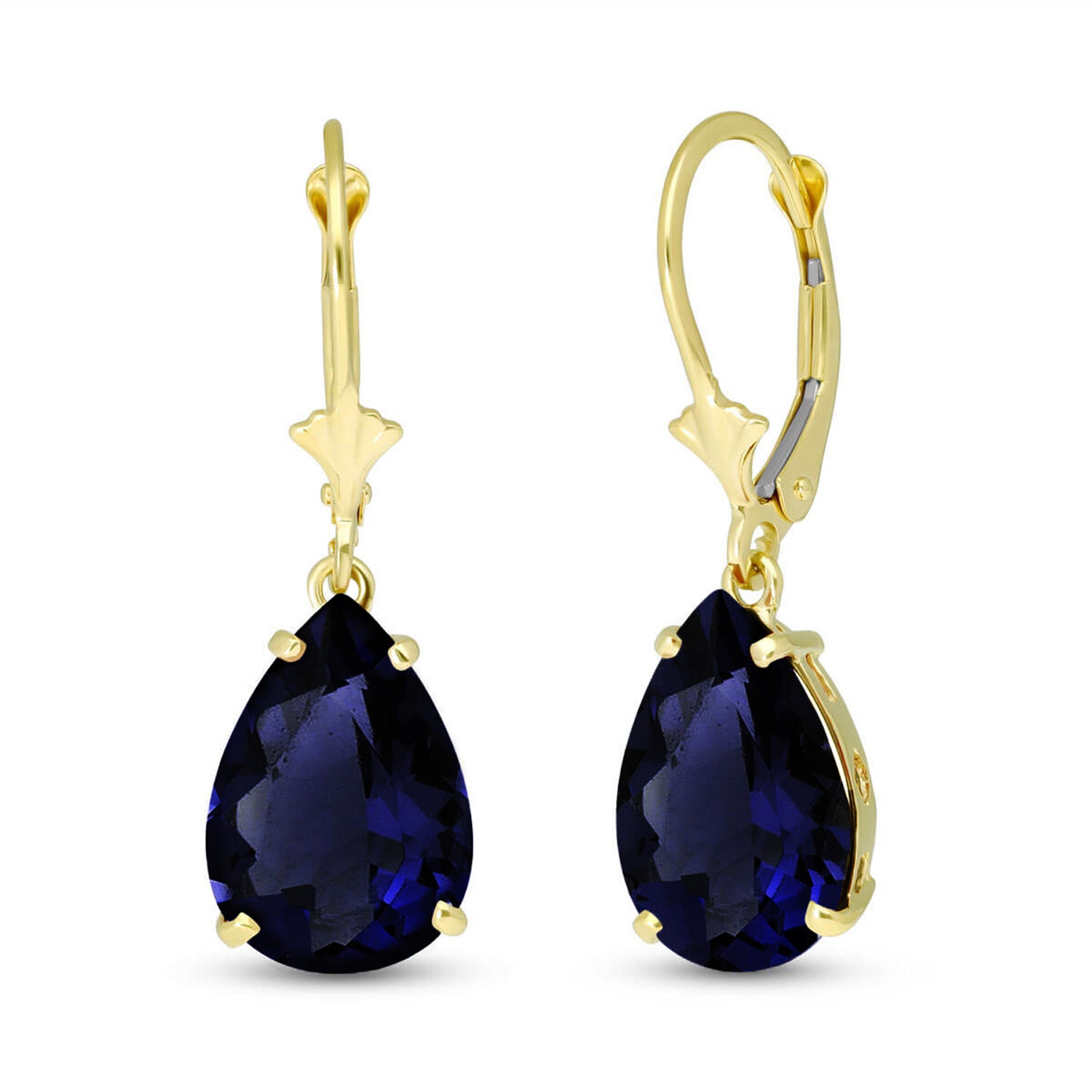 Hidden Light Sapphire Earrings