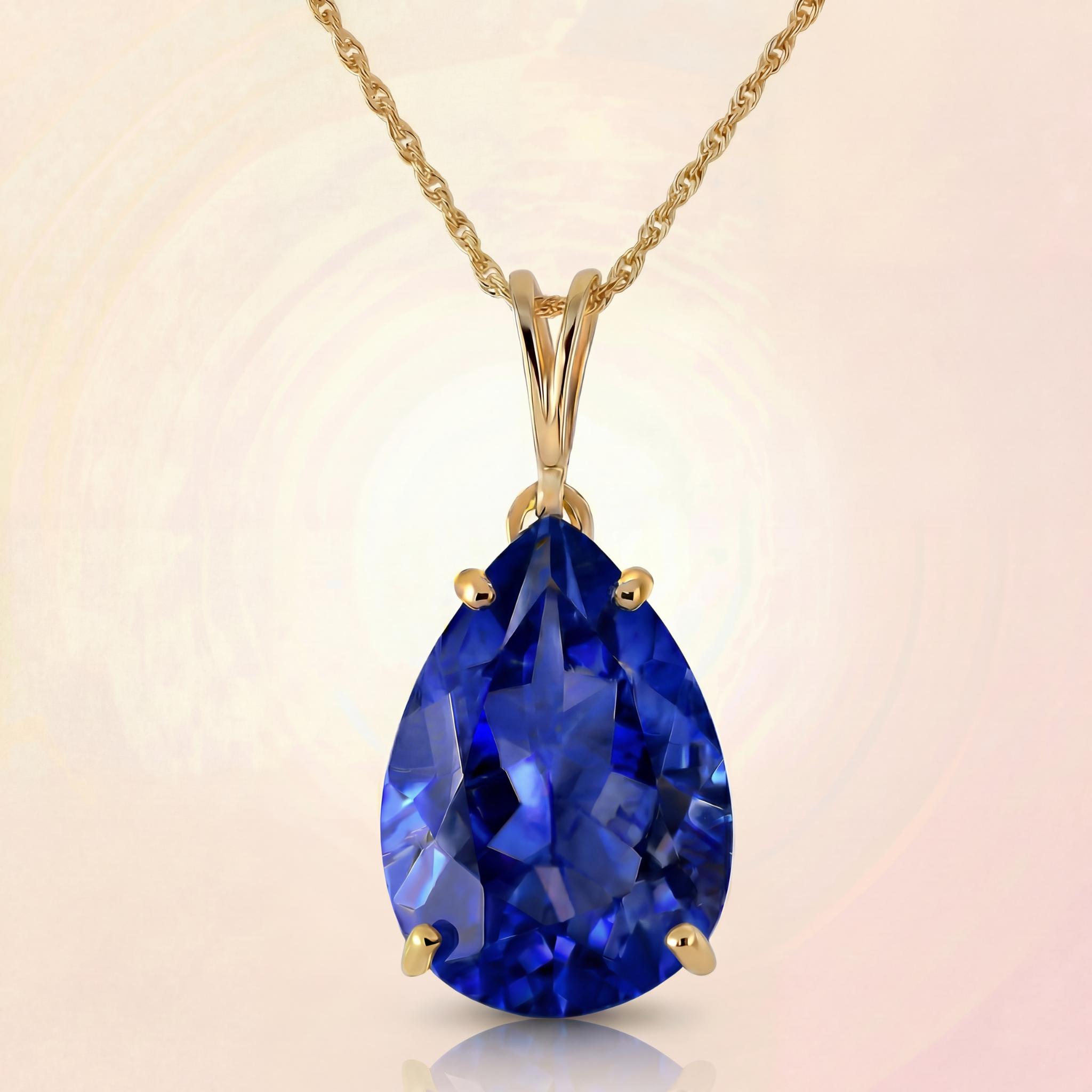 Hidden Light Sapphire Necklace