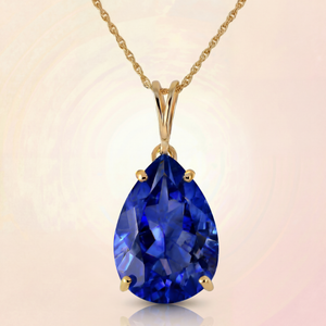 Hidden Light Sapphire Necklace