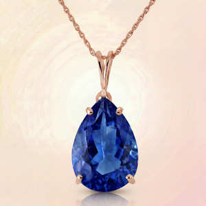 Hidden Light Sapphire Necklace