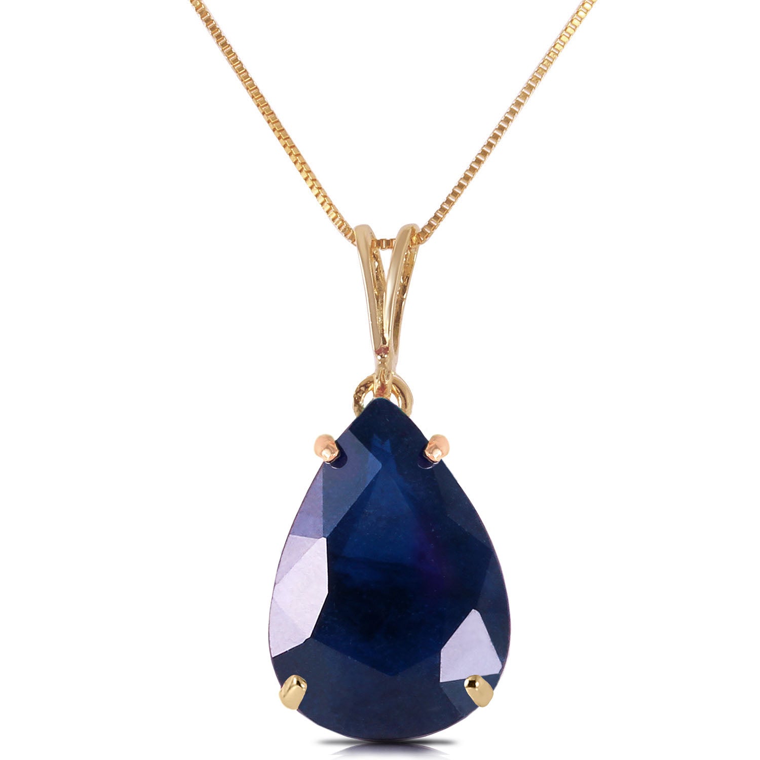 Hidden Light Sapphire Necklace