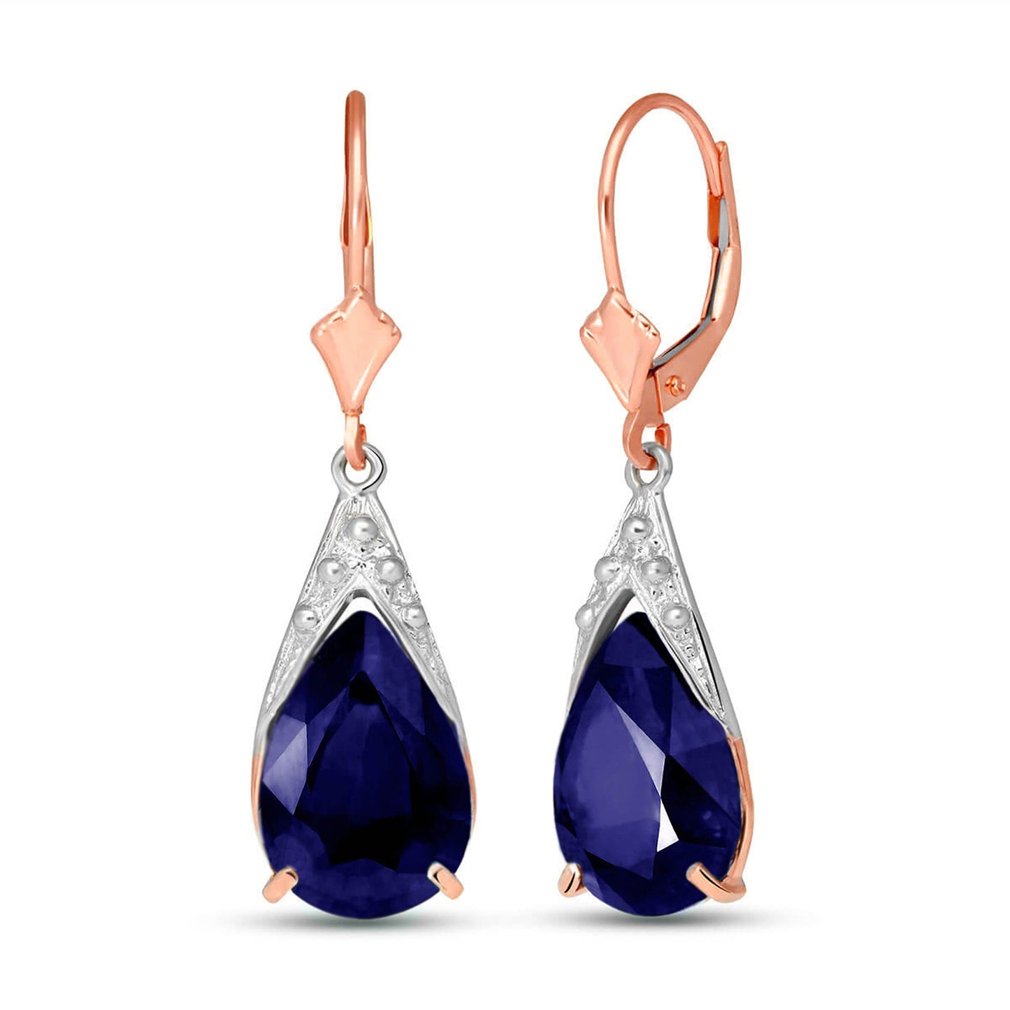 Moonlit Serenity Sapphire Earrings