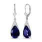 Moonlit Serenity Sapphire Earrings