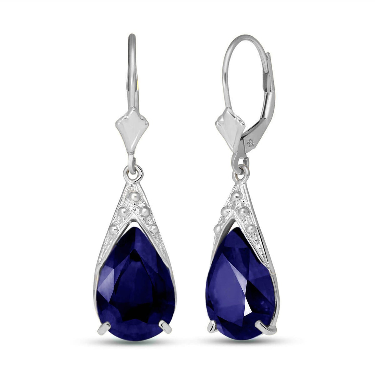 Moonlit Serenity Sapphire Earrings