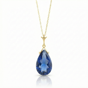 Lunar Glow Sapphire Necklace