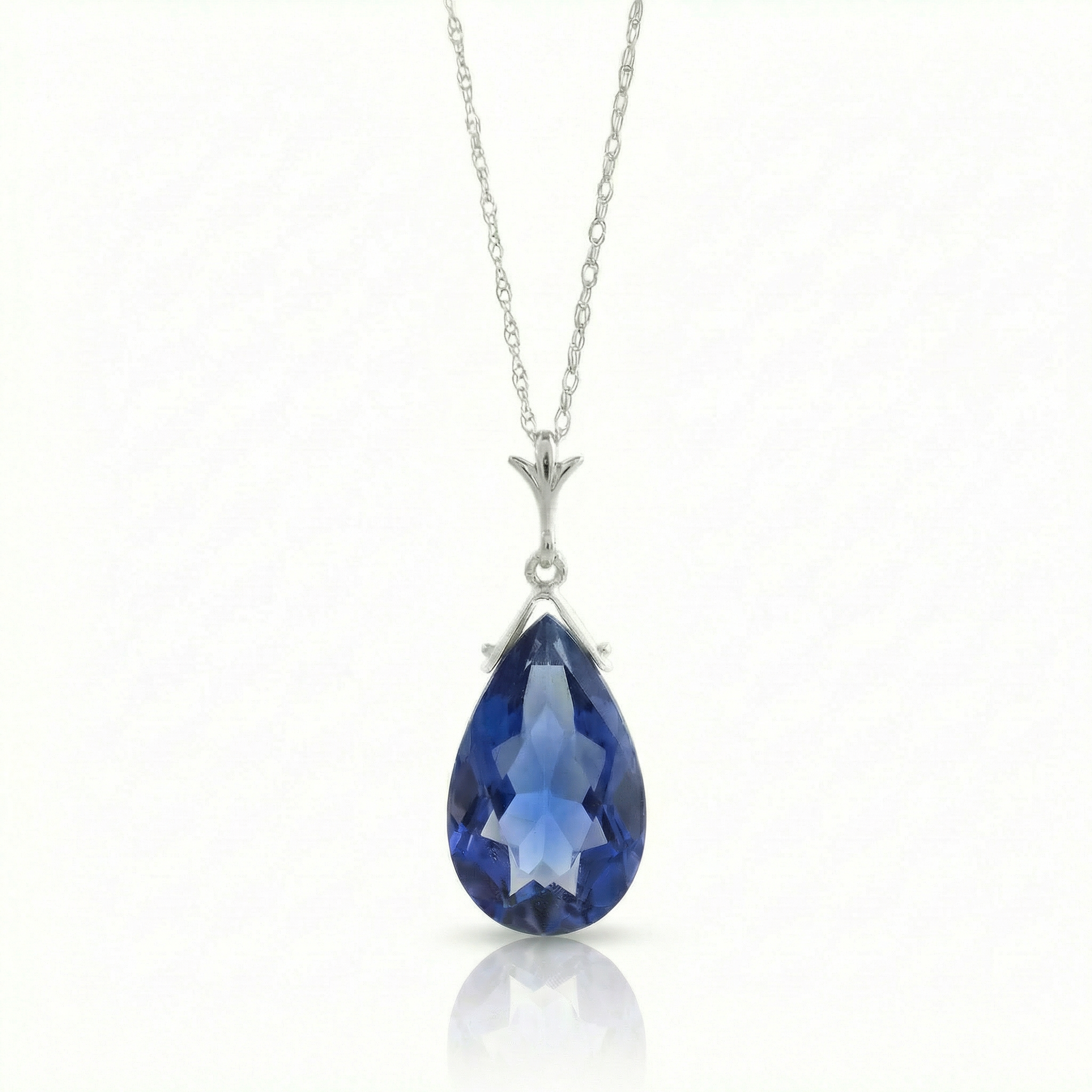 Lunar Glow Sapphire Necklace