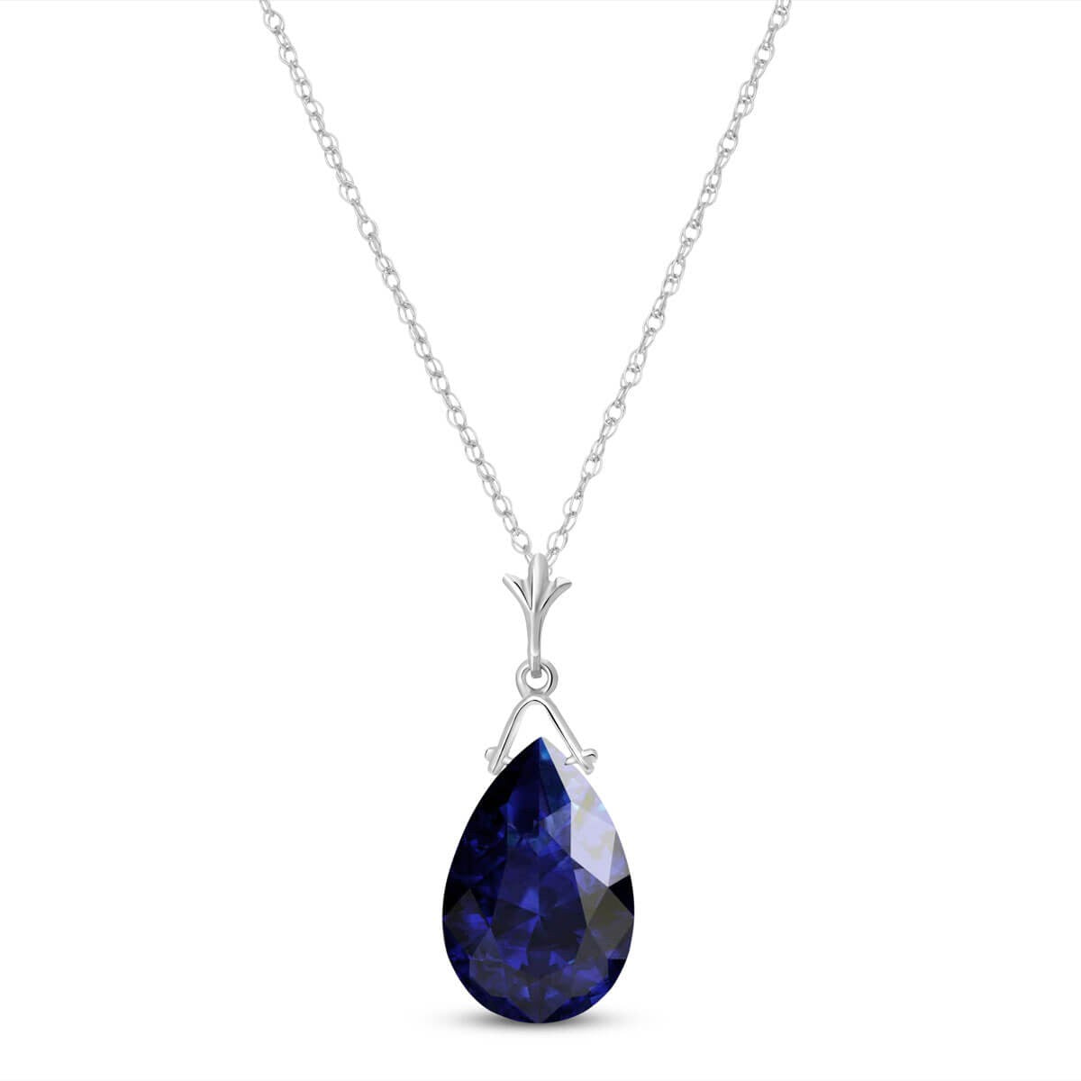 Lunar Glow Sapphire Necklace