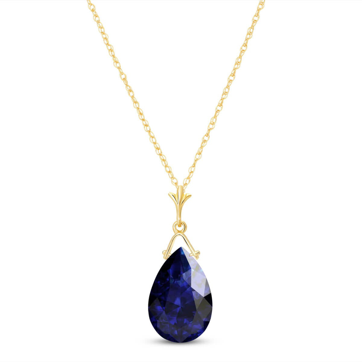 Lunar Glow Sapphire Necklace