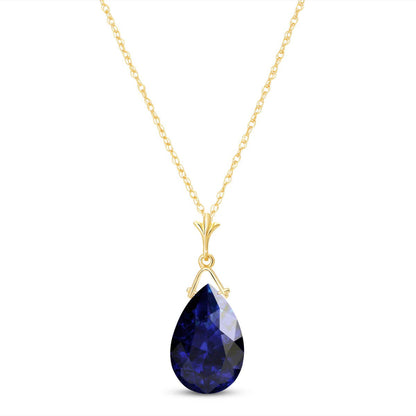 Lunar Glow Sapphire Necklace