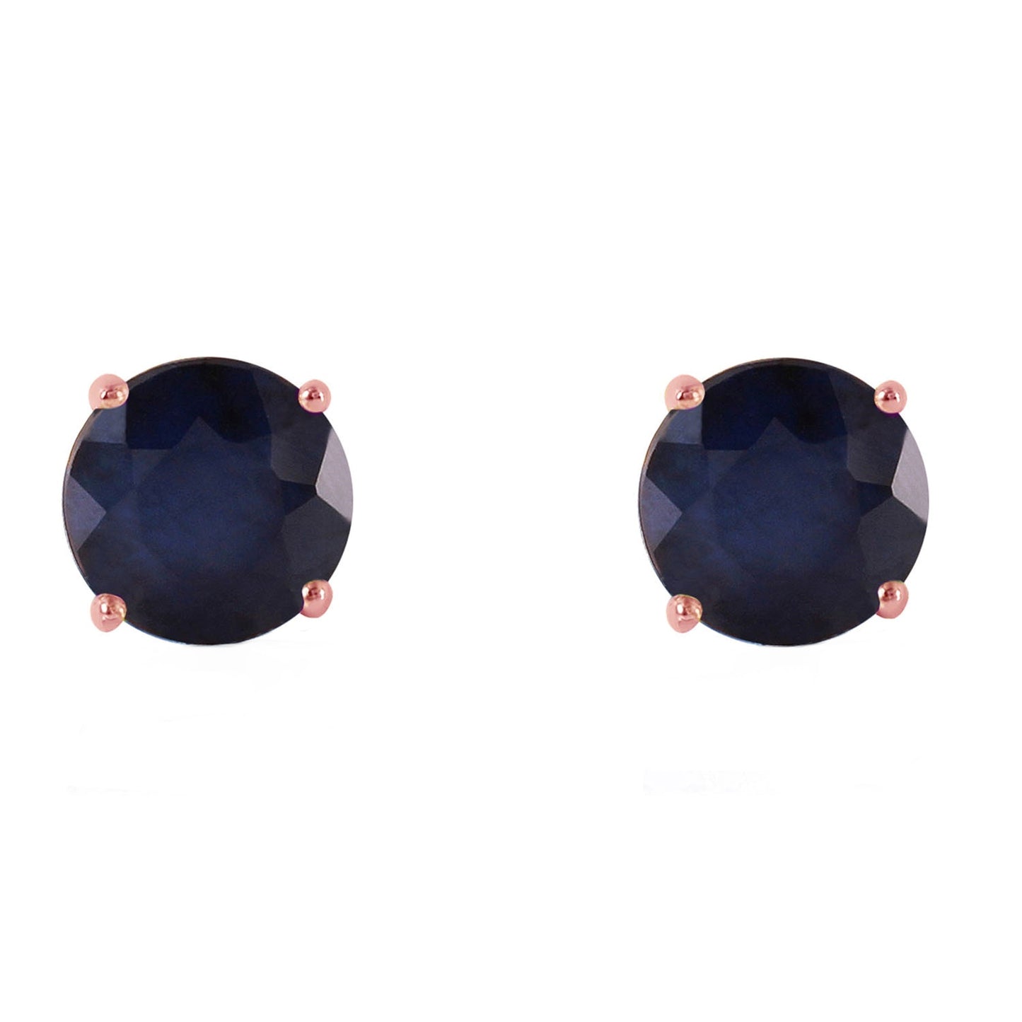 Luminous Orb Sapphire Earrings