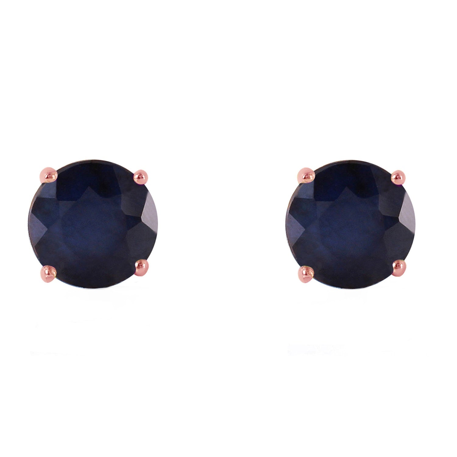 Luminous Orb Sapphire Earrings
