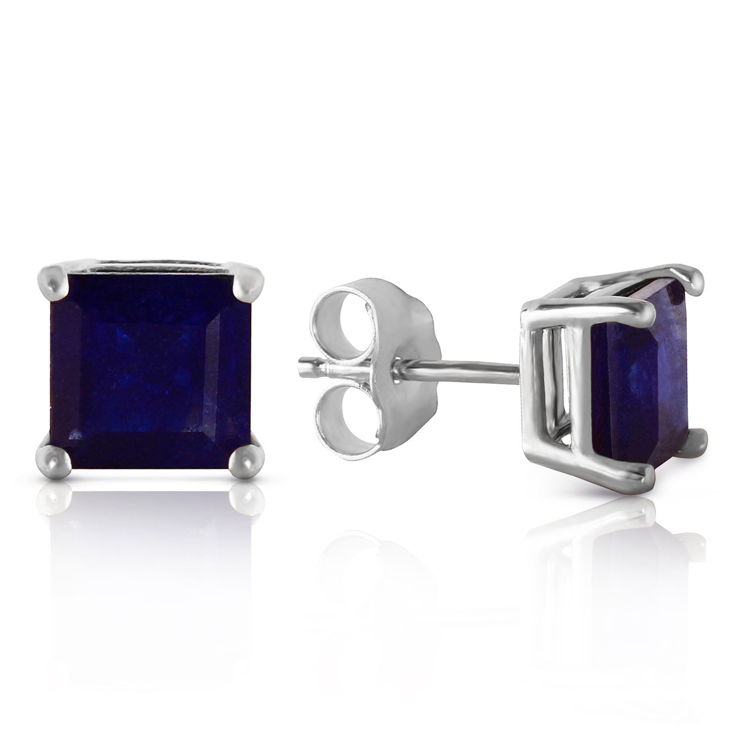 Soulful Edge Sapphire Earrings