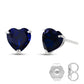 Eternal Love Sapphire Stud Earrings