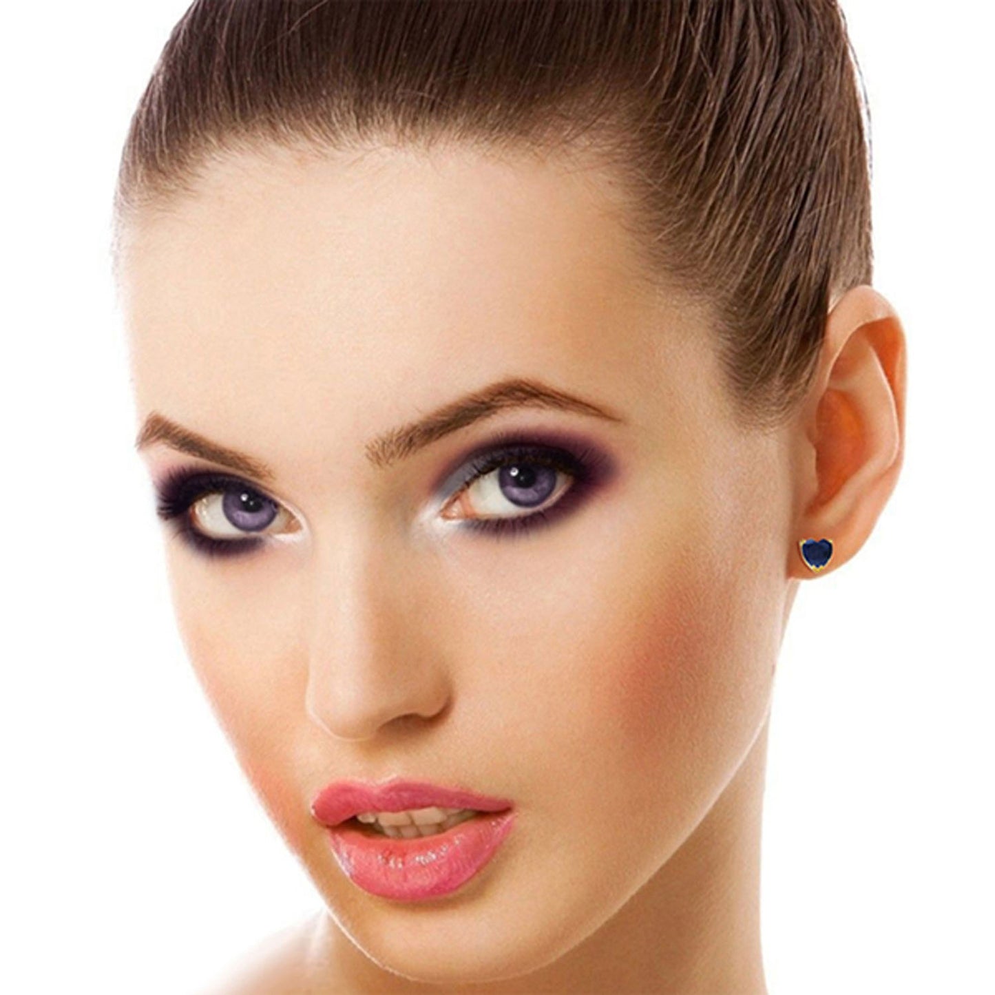 Eternal Love Sapphire Stud Earrings
